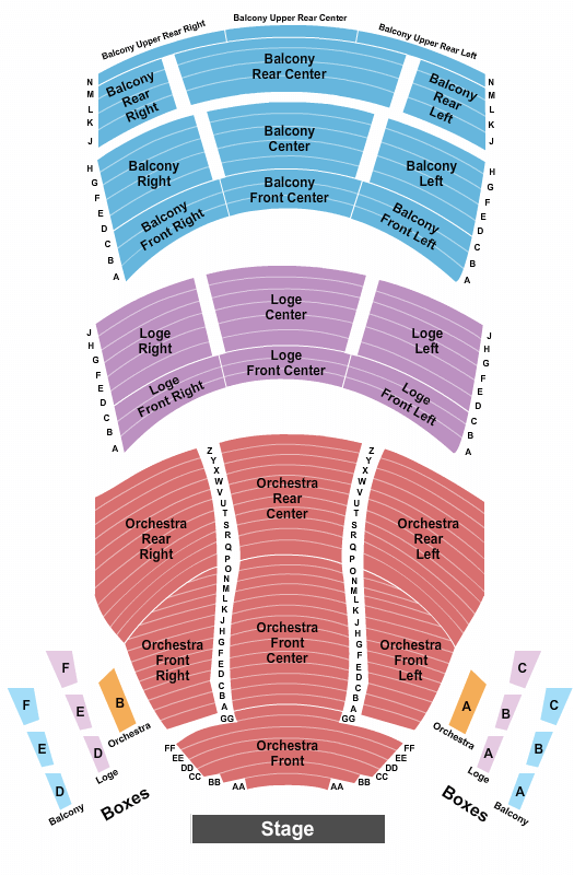 Procter & Gamble Hall & Juliet Seating Chart